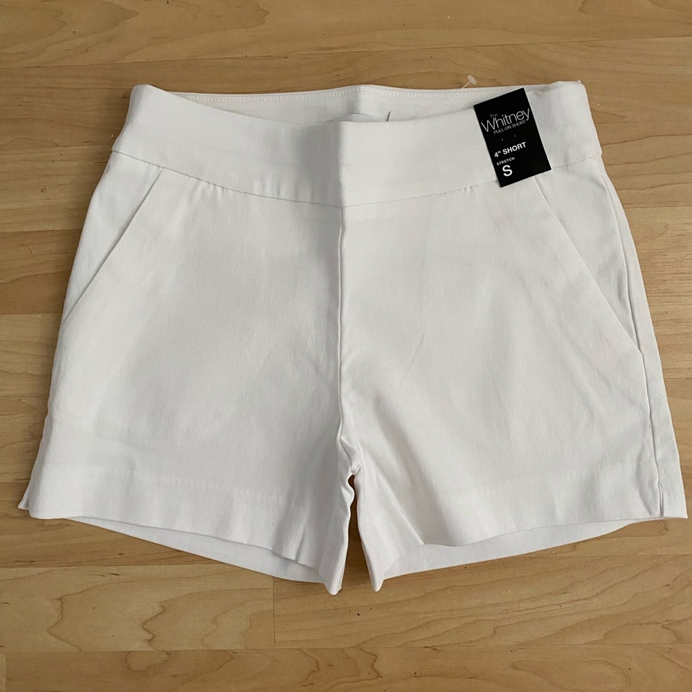 White Dallas Cheerleader Shorts